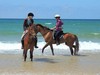 In the sand dunes on vacation