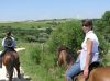 Equestrian holidays on horse back Relaxing riding on the cliff path